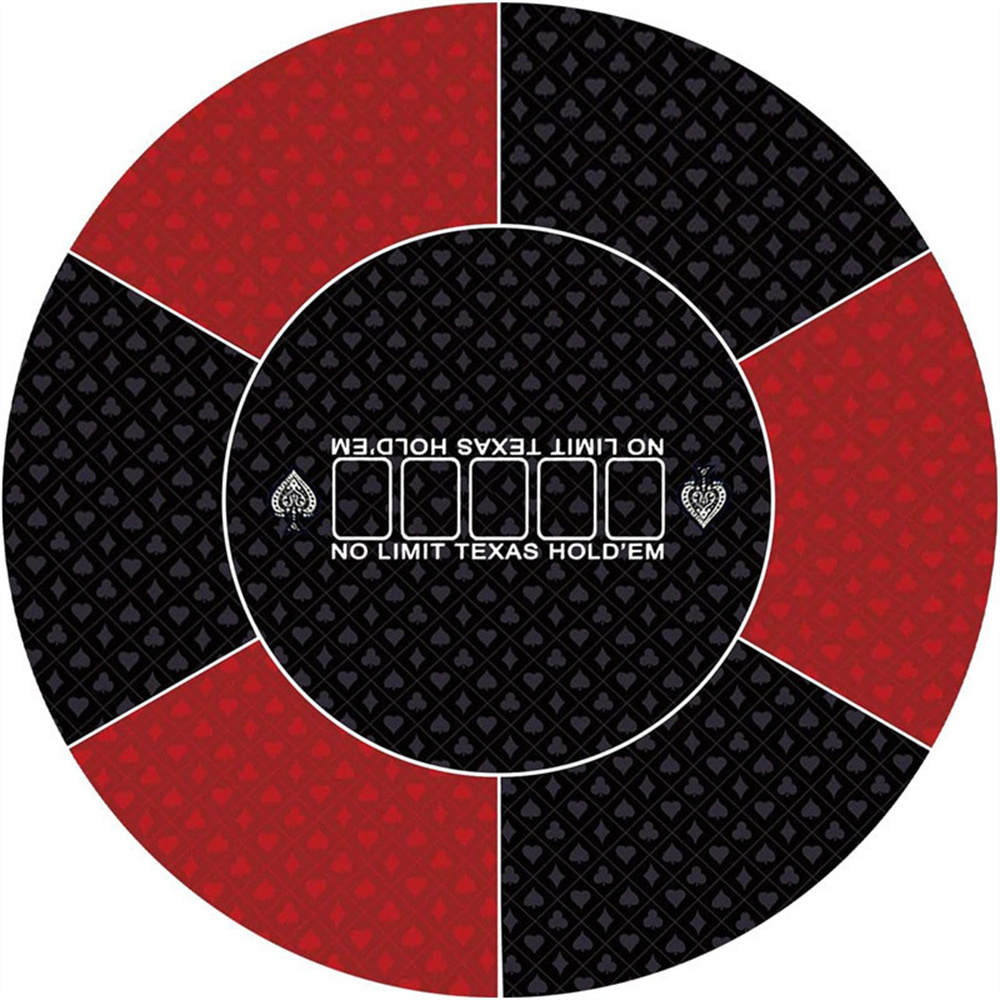 Home Improvement Game - Multi-Size Poker Mat Round Texas Hold'em