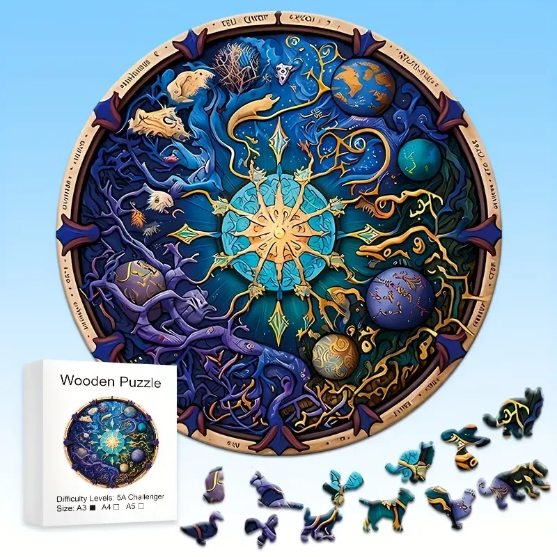 Home Improvement Game - Wooden Jigsaw Puzzles for Adults Kids,