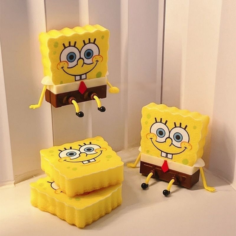 Home Improvement K&B Construction - Dishwashing Spongebobs Sponge Shelf Cartoon Wash