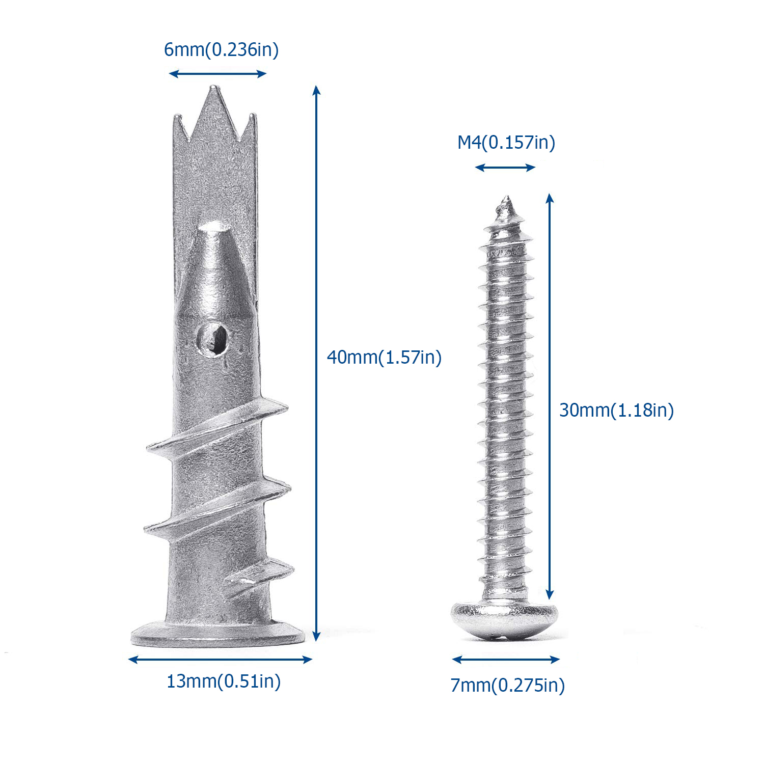 NINDEJIN 120pcs/set Self Drill – Drywall Anchor Screw Bewertung und Preis