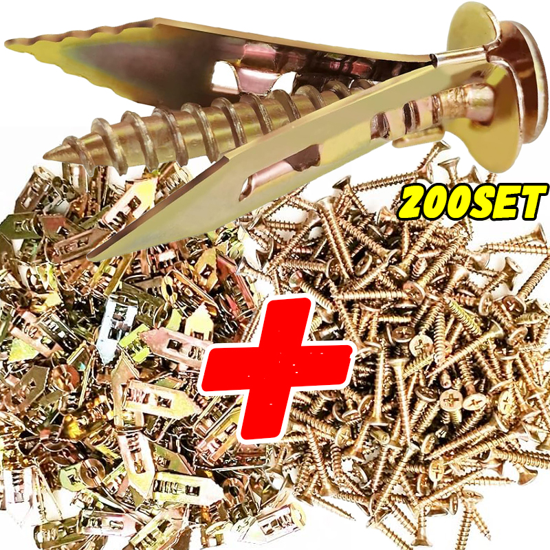 10/200Pcs Expansion Screws Sel – Drywall Anchor Screw Bewertung und Preis