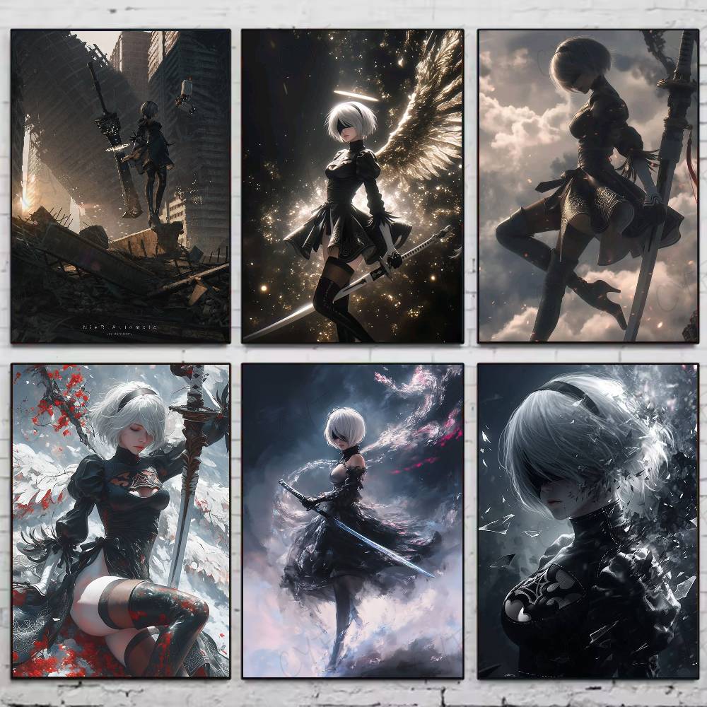N-NieRAutomata Game Poster HD  – Home Improvement Game Bewertung und Preis